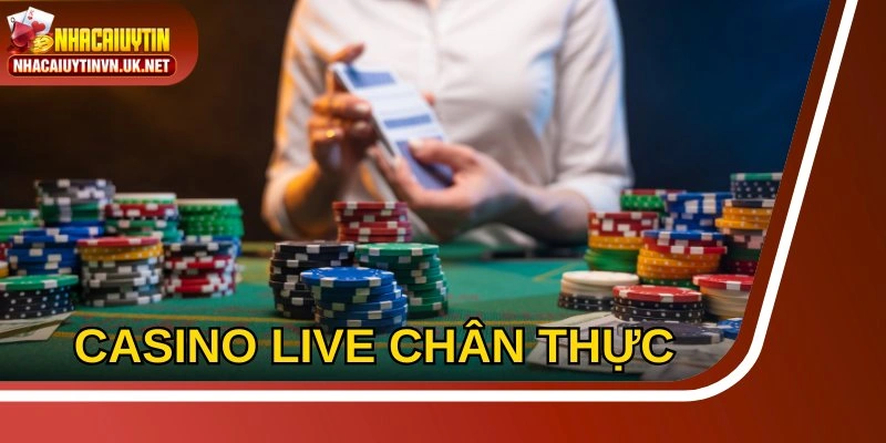 Casino live chân thực, dealer quyến rũ, đa dạng game bài tại OK365