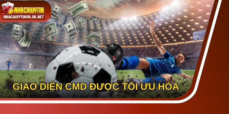 Giao diện của CMD thể thao được thiết kế chỉn chu